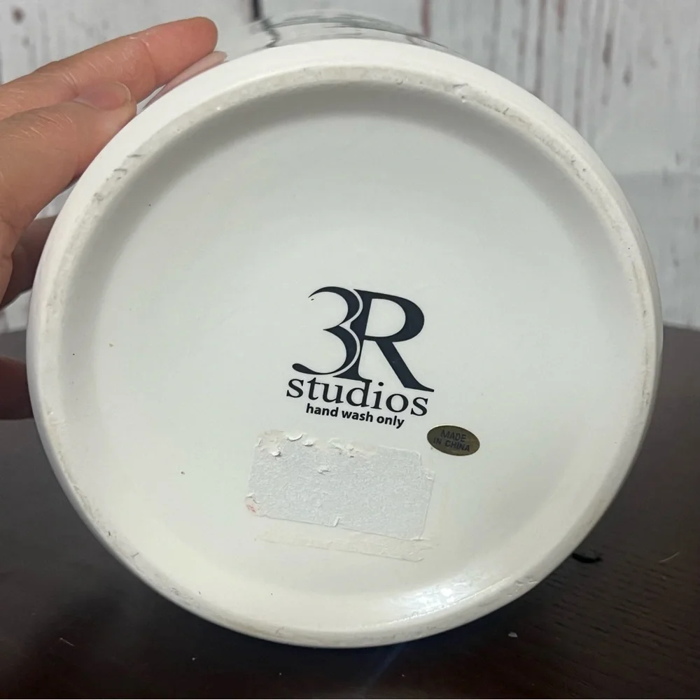 3R Studios white ceramic
